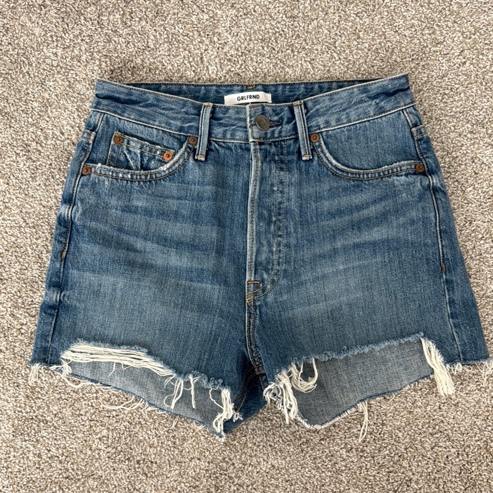 Girlfriend Denim Shorts